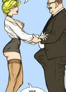 Black cum hungry white toon teacher is always ready to be butt fucked by her black students.