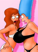 Marge has a great sex action with teachers and principal.
