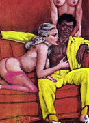 Sex starving toon chicks getting naked and blowing rockhard black peckers.