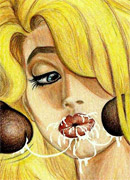 Blonde white toon nymphs willingly getting it on with big dicked black strangers.