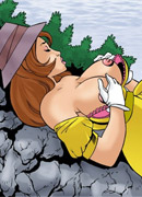 Big boobed toon girl jane received an older cock in both her offices.