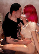 Drunk redhead chick giving head and get fucked on the table. tags: 3d, big boobs, perfect ass.