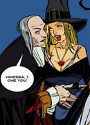 Hot quickie with a witch